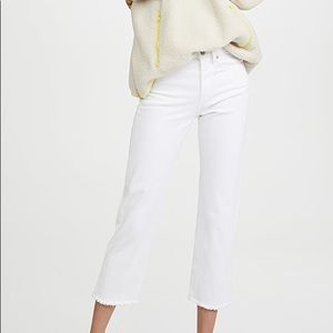 Wedgie “in the clouds” white Levi’s jeans, nwt